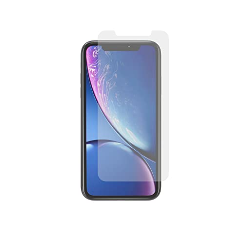 GoTo Tempered Glass Screen Protector for Apple iPhone 11 XR, Crack and Scratch Protection, Easy Install Tray For Bubble